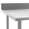 Flash Furniture Reese 430 Stainless Steel 18 Gauge 30-in x 60-in Table w/Adjustable Shelf and 4-in Backsplash NH-WT-3060-GG-B4-GG - alternate 6